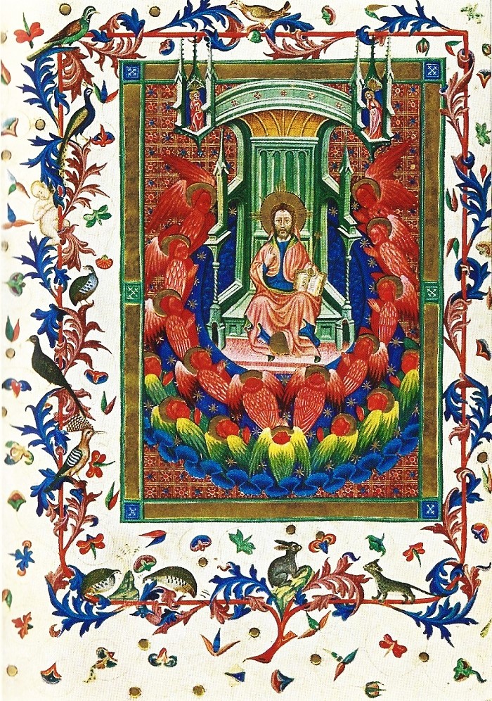 Christ en Majesté. Le Breviaire de Martin d'Aragon.