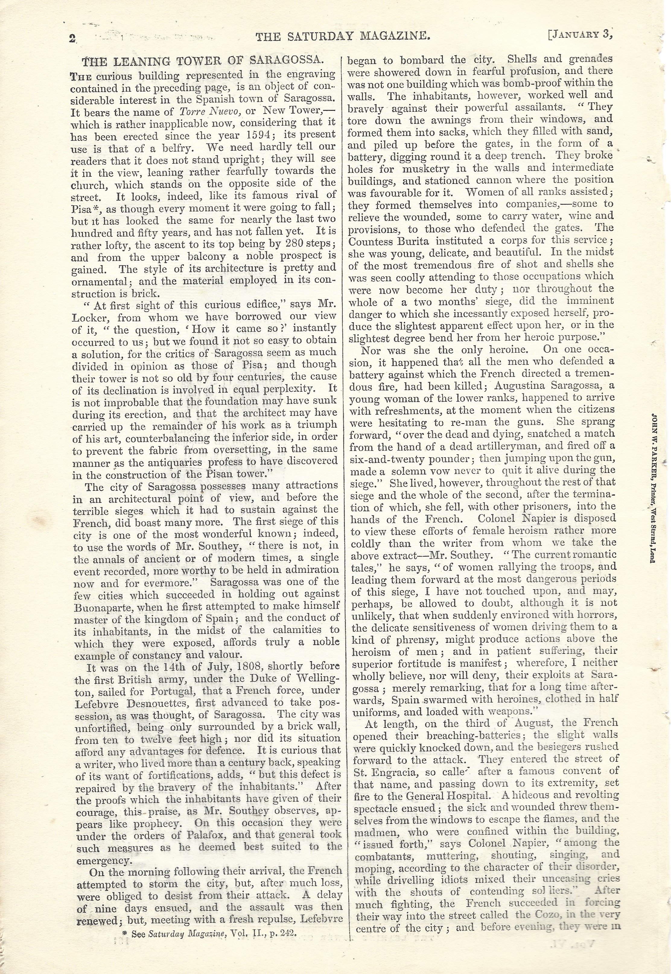 Saturday Magazine, January 3, 1835. Page 2