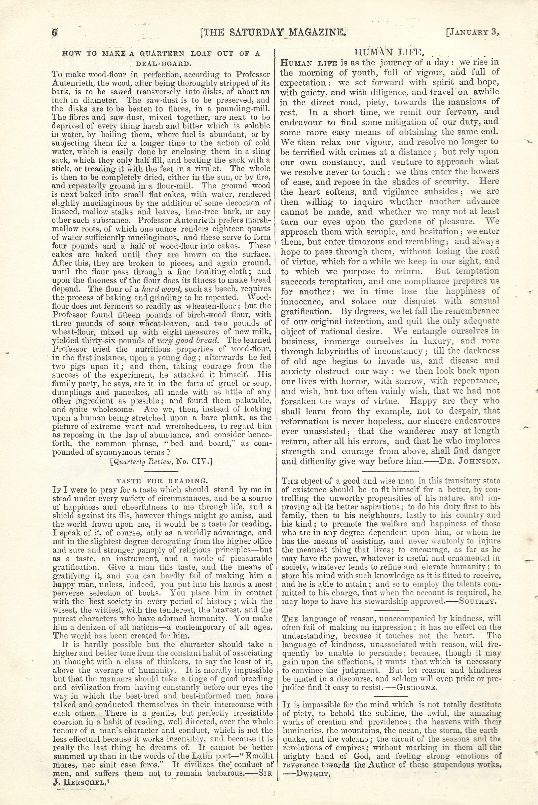 Saturday Magazine, January 3, 1835. Page 6