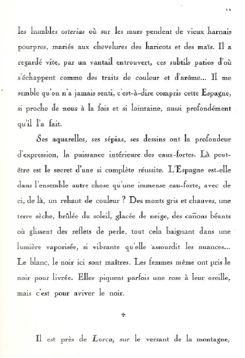 1927 Visions d'Espagne tome 1. Page 11. Introduction