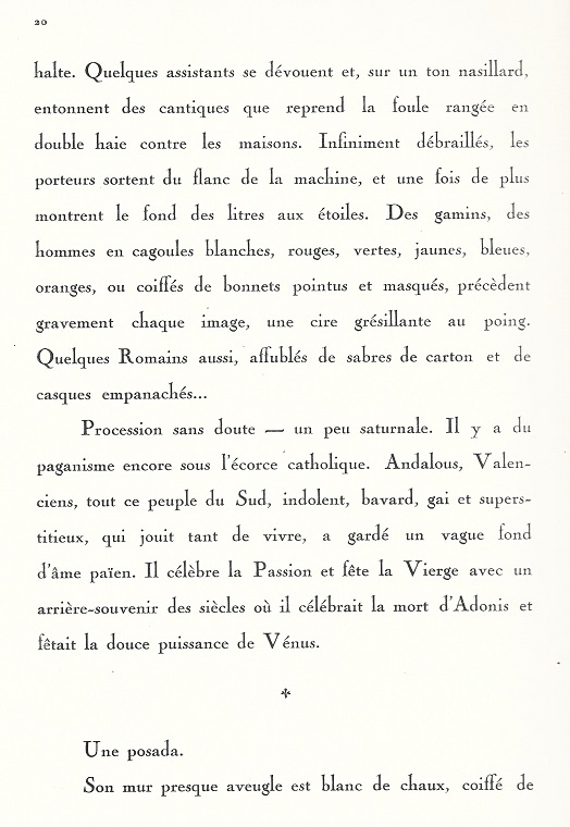 1927 Visions d'Espagne tome 1. Page 20. Introduction