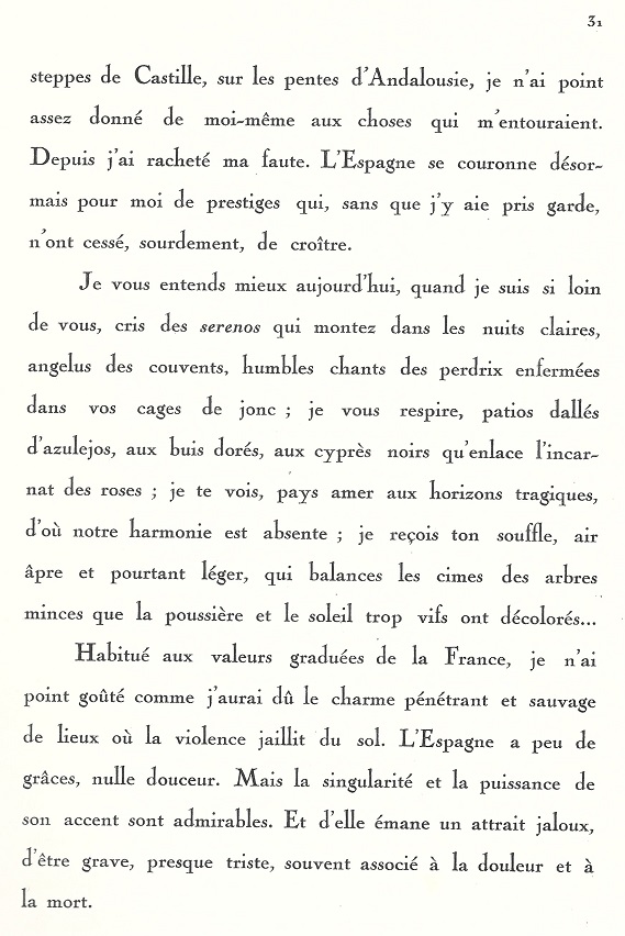 1927 Visions d'Espagne tome 1. Page 31. Introduction