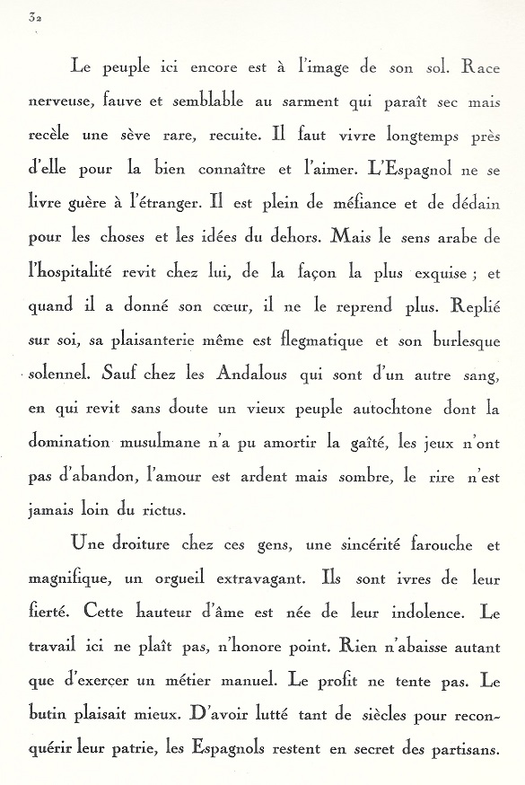 1927 Visions d'Espagne tome 1. Page 32. Introduction