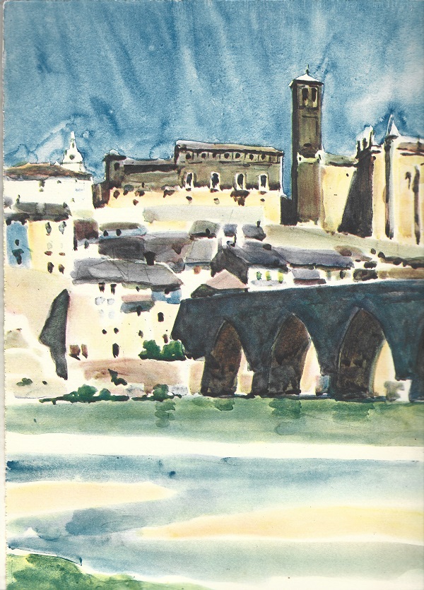 1927 Visions d'Espagne tome 1. Frontispice. Tordesillas