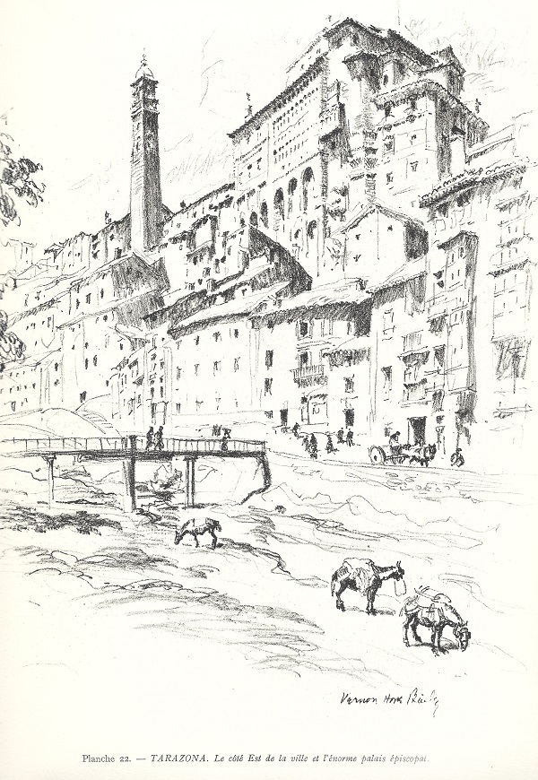 1927 Visions d'Espagne tome 1. Plache 22. Tarazona