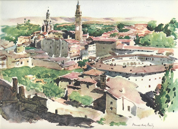 1927 Visions d'Espagne tome 1. Plache 23. Tarazona