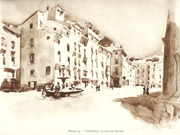 1927 Visions d'Espagne tome 1. Plache 24. Tarazona