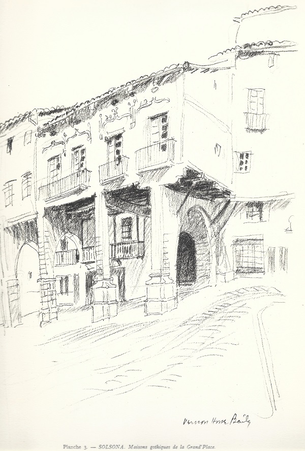 1927 Visions d'Espagne tome 1. Plache 3. Solsona