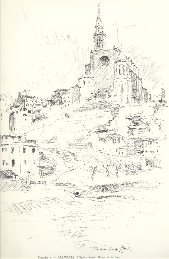 1927 Visions d'Espagne tome 1. Plache 5. Manresa