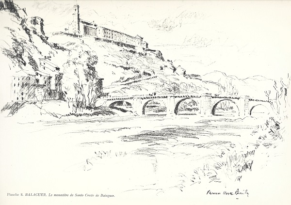 1927 Visions d'Espagne tome 1. Plache 8. Balaguer