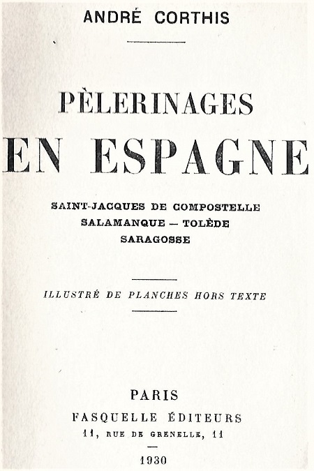 Pélerinages en Espagne. 1930. 3