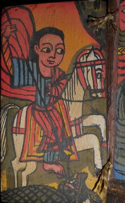 San Jorge, en Etipopia, diversas imagenes e Iconos de su devoción 1995. 22