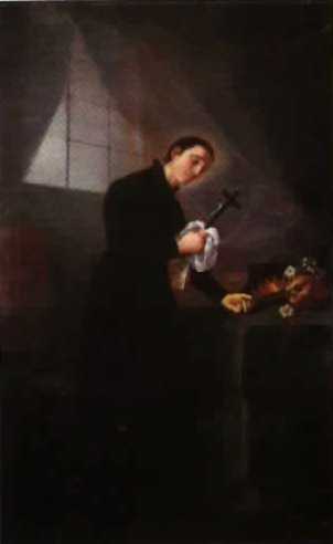 Saint Louis de Gonzague peint par Goya