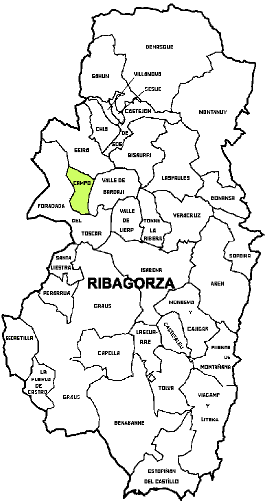 Municipalité Campo dans region Ribagorza