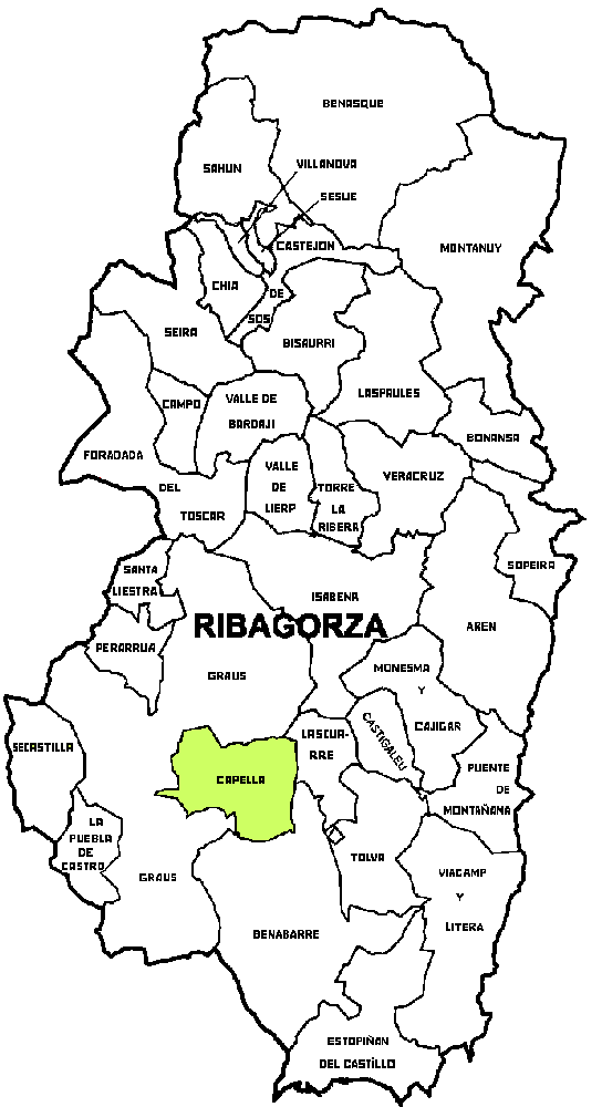 Municipalité Capella dans la region La Ribagorza