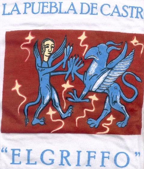 Reproduction de la peinture médiévale du Griffon