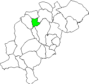 Carte Cabra de Mora dans la Region Gudar-Javalambre