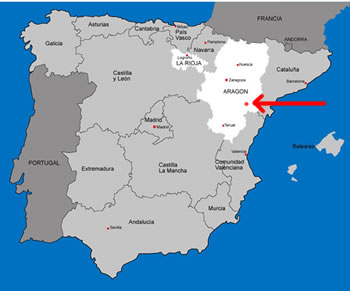 Où se trouve Torrecilla de Alcañiz Où se trouve Torrecilla de Alcañiz