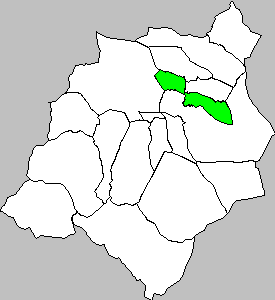 Carte d'Agón dans la region Campo de Borja