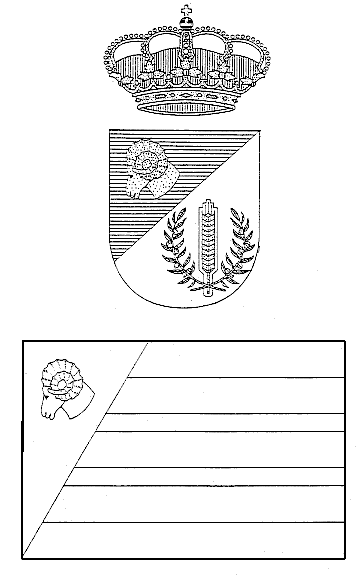 Bandera et Armoiries de El Buste