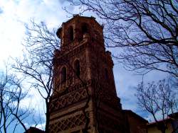 Top detail of the Monzalbarba Church