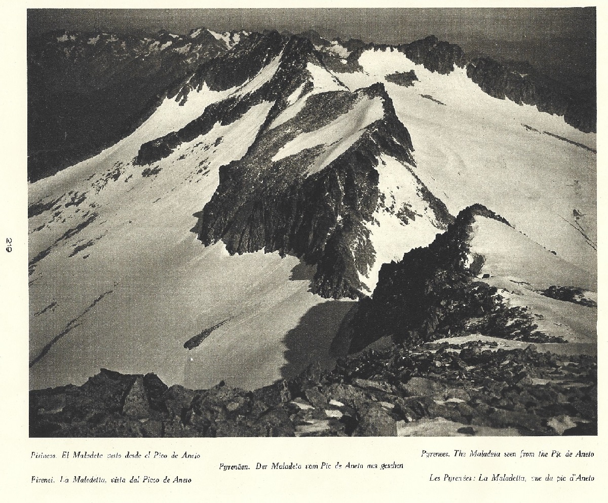 Pyrenäen. Der Maladeta von Pic de Aneto aus gesehen (Huesca). 219