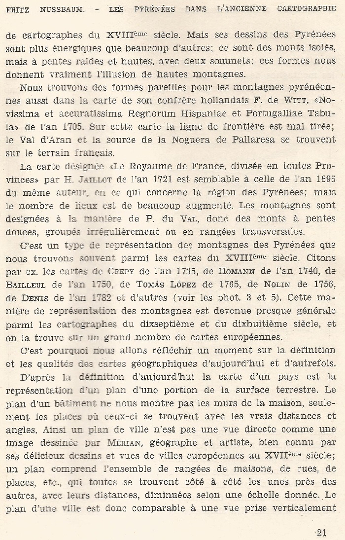 Les Pyrénées Dans l'Ancienne Cartographie selon la collection de Cartes de la Bibliothèque de la Ville de Berne (Suisse) 21