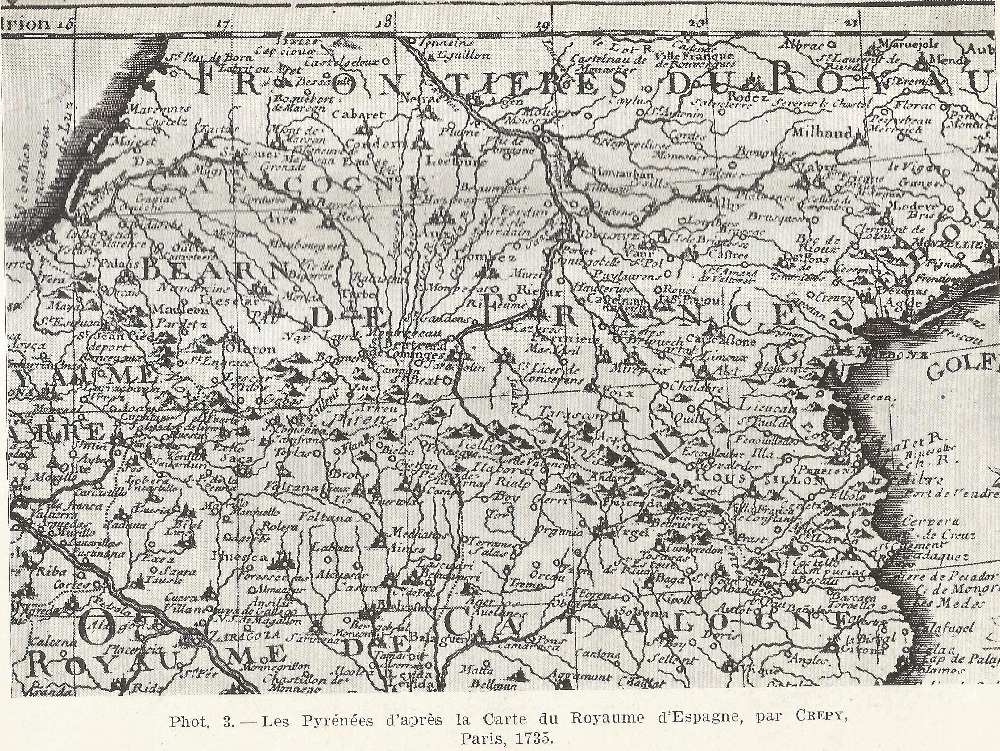 Les Pyrénées Dans l'Ancienne Cartographie selon la collection de Cartes de la Bibliothèque de la Ville de Berne (Suisse) 29