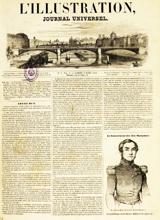 L'Illustration. 1 - 4 mars 1843.
