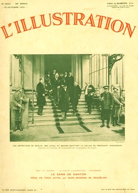 L'Illustration. 10 octobre 1931. 4623 Portada