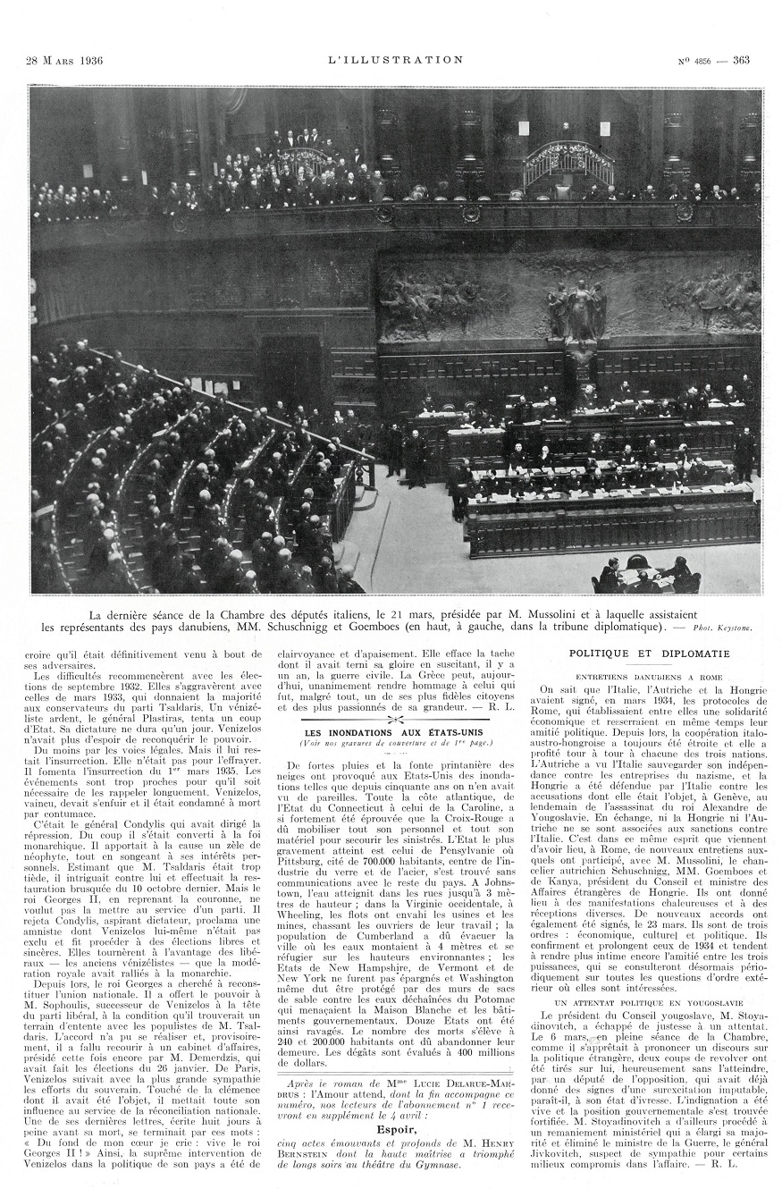 L'Illustration 4856 - 28 mars 1936 pag. 363