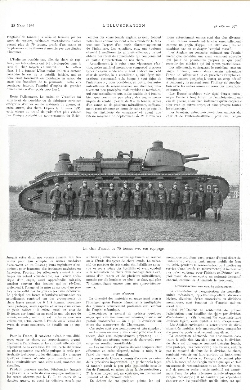 L'Illustration 4856 - 28 mars 1936 pag. 367