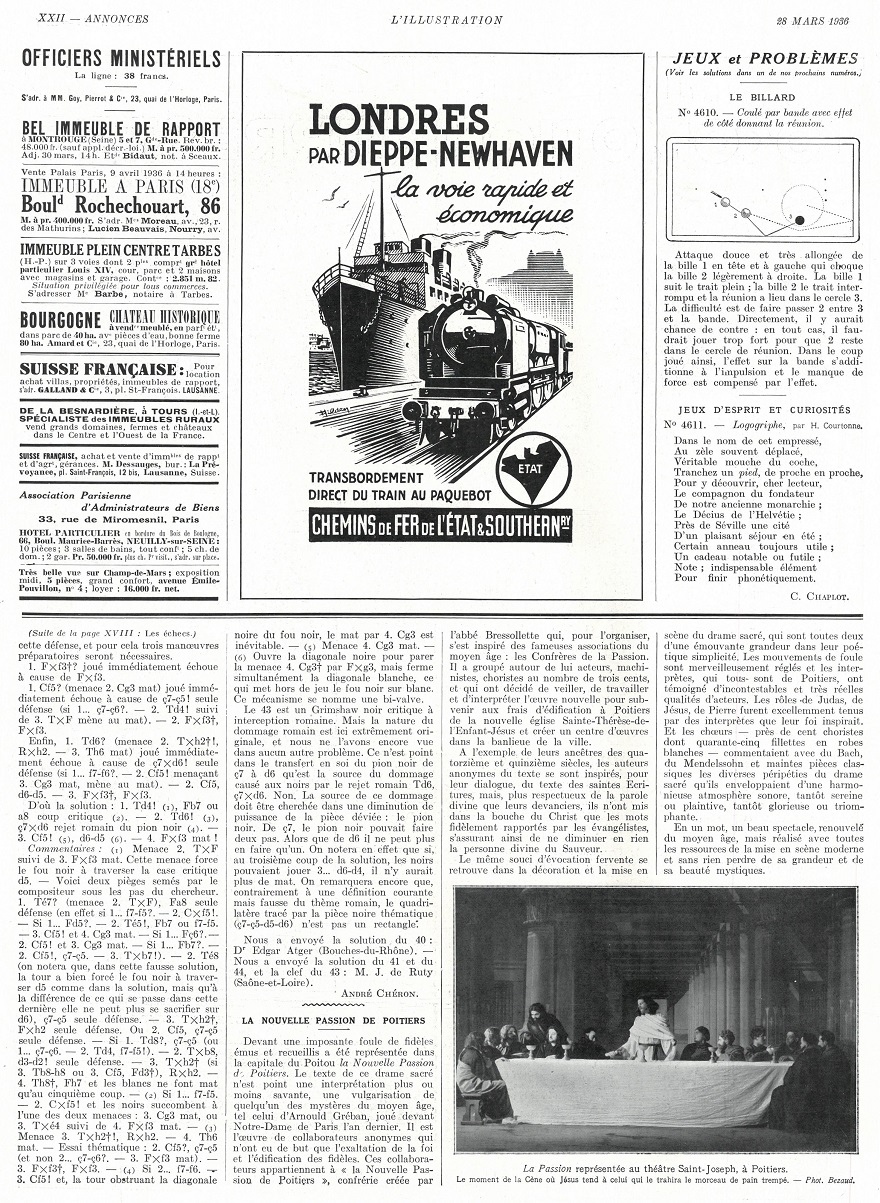 L'Illustration 4856 - 28 mars 1936 pag. a6