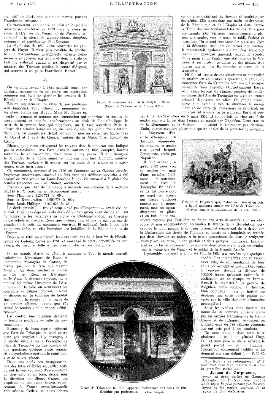 L'Illustration 4874 - 1 août 1936 pag. 425
