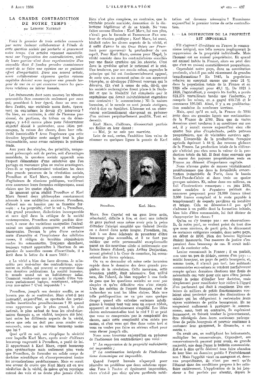 L'Illustration 4875 - 8 août 1936 pag. 437