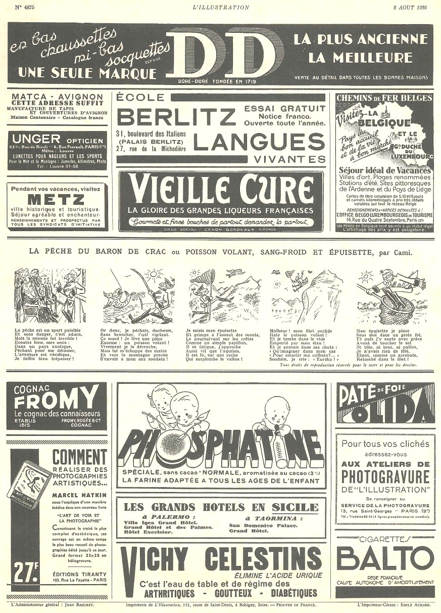 L'Illustration 4875 - 8 août 1936 pag. a10