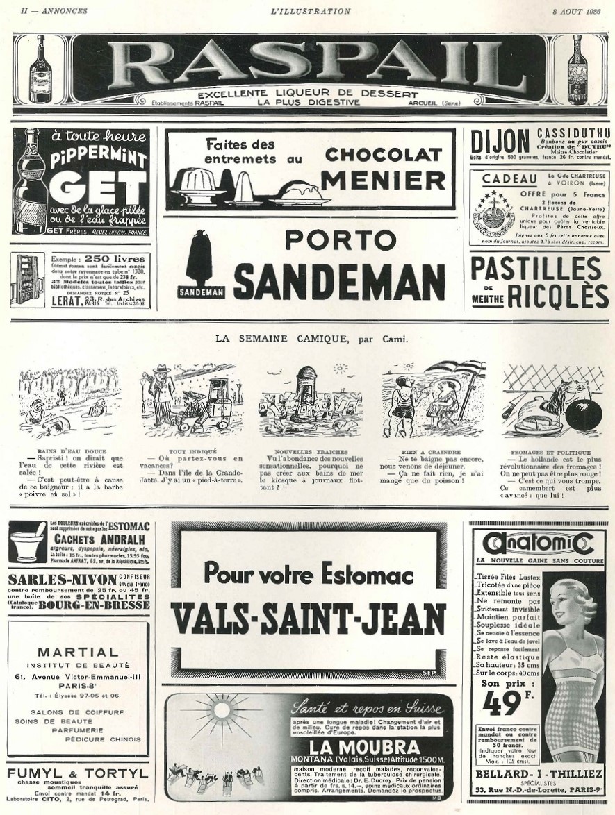 L'Illustration 4875 - 8 août 1936 pag. a2