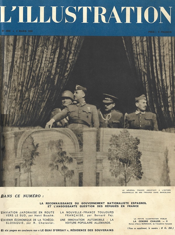 L'Illustration 5009 - 4 mars 1939