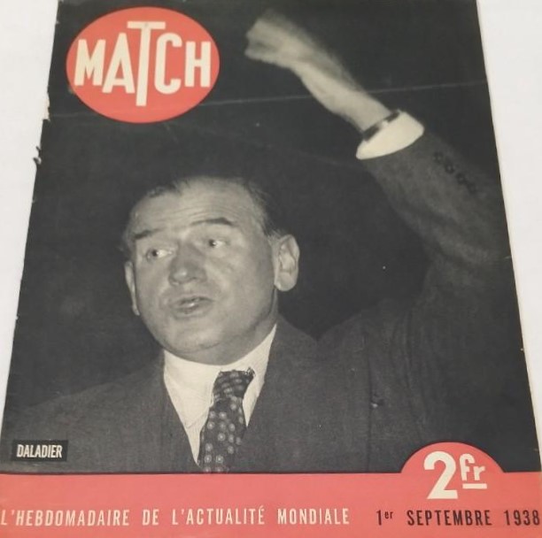 Match 1 septembre 1938. Cuverture