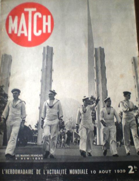 Match 1939. Cuverture
