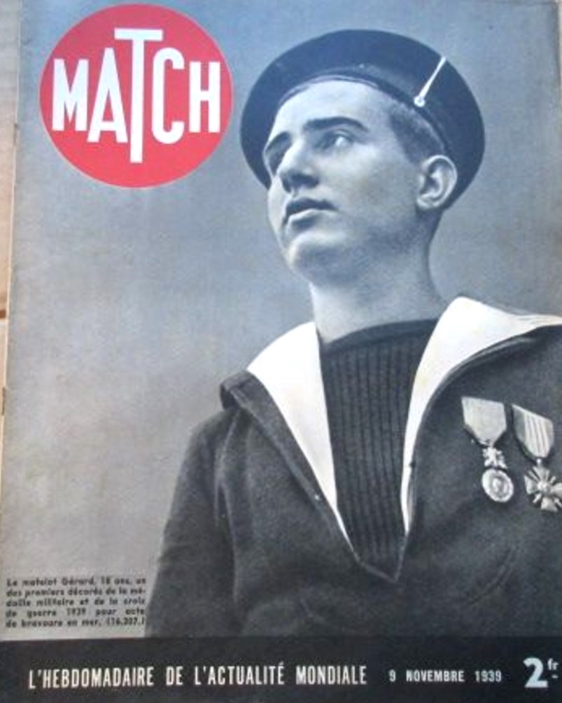 Match 1939. Cuverture